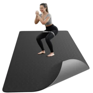 Extra Wide 72"x36" TPE Yoga Mat 6mm Thick – Non‑Slip Large Workout Mat with Carry Bag & Resistance Bands for Yoga,