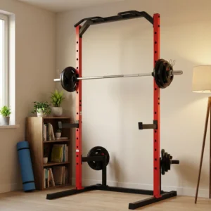 Heavy-Duty Power Rack Squat Cage - 800 LBS Capacity Multi-Function